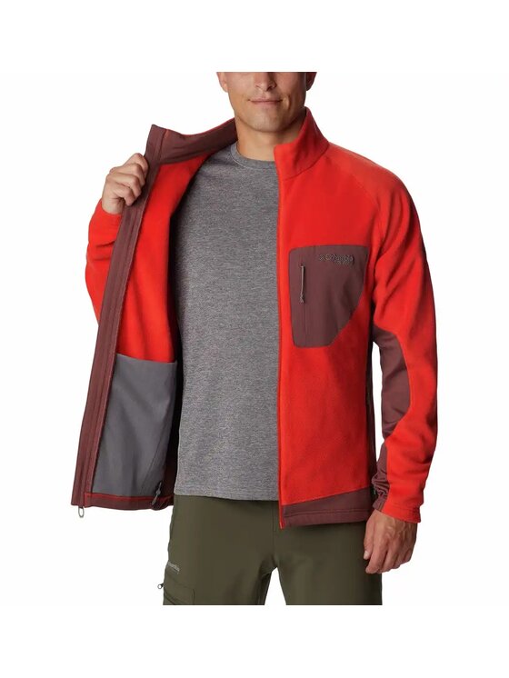 Columbia Columbia Polar 186642 Pomarańczowy Regular Fit