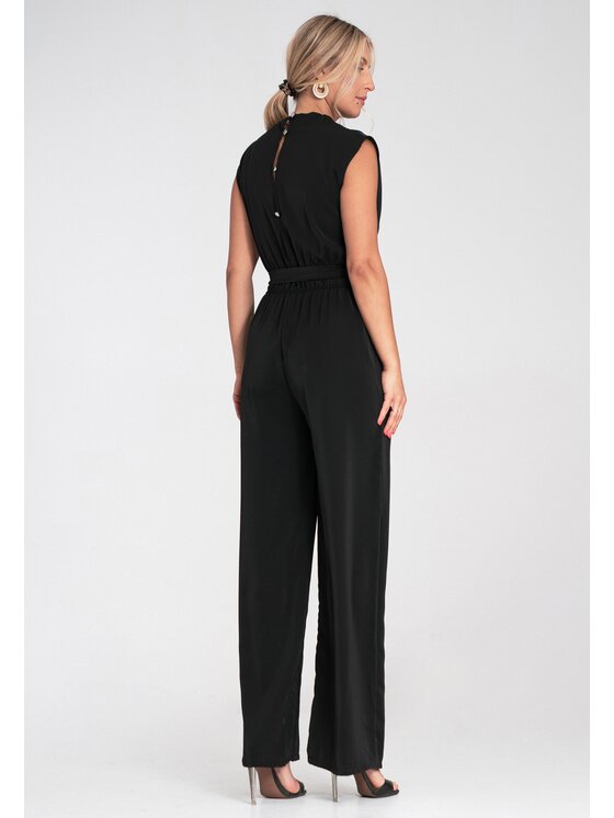 FIGL FIGL Overal M1196 Černá Regular Fit