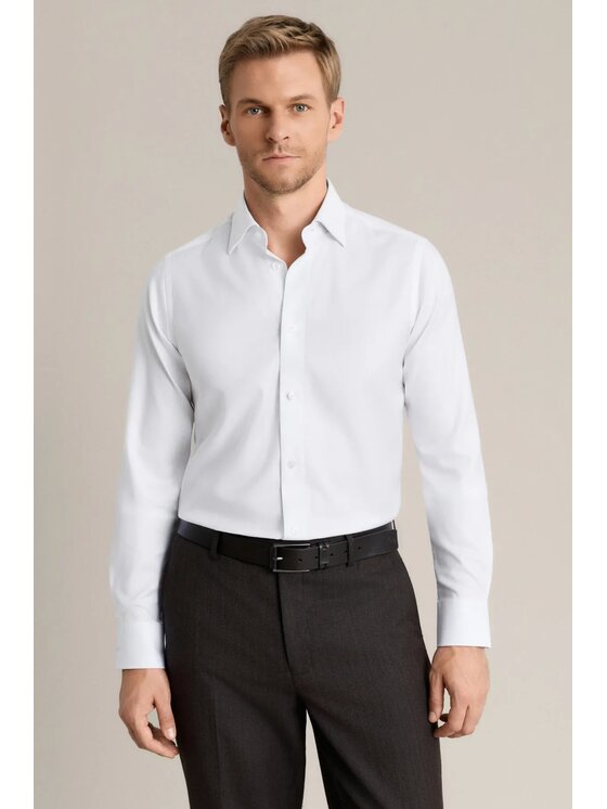 Lancerto Lancerto Koszula Bellini KO073126000050 Biały Slim Fit