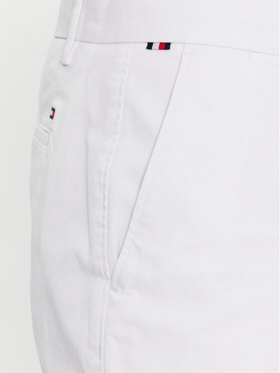 Tommy Hilfiger Tommy Hilfiger Шорти з тканини Brooklyn Short 1985 MW0MW23563 Білий Regular Fit