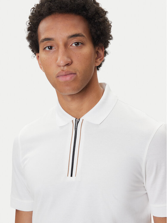 BOSS BOSS Polo H-Paras 65 50543880 Bijela Regular Fit