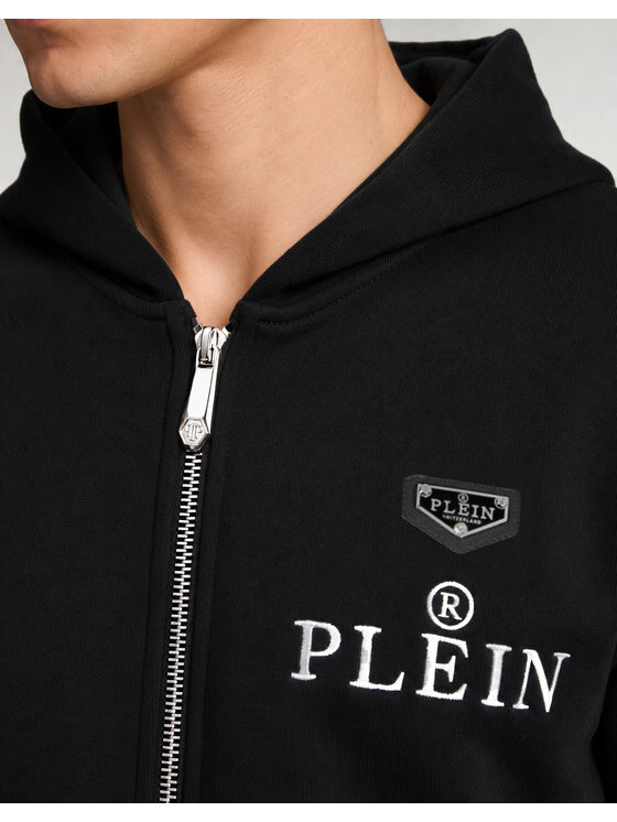 PHILIPP PLEIN PHILIPP PLEIN Bluza 31620 Czarny Athletic Fit