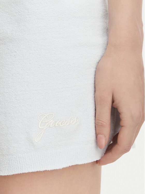 Guess Guess Pantalon scurți din material O6BD01 Z1148 Albastru deschis Regular Fit