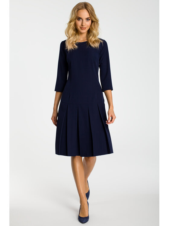 Made of Emotion Made of Emotion Abito da cocktail M336 Blu scuro A-Line Fit