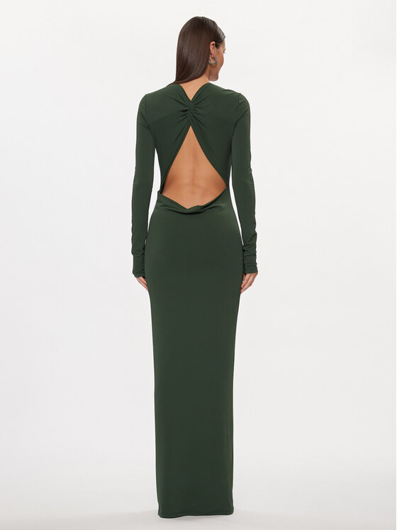 Patrizia Pepe Patrizia Pepe Rochie de seară 8A1207/J113-G570 Verde Regular Fit