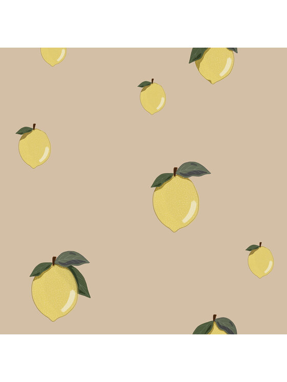 Tapeta Dekornik, Little Lemons Beige