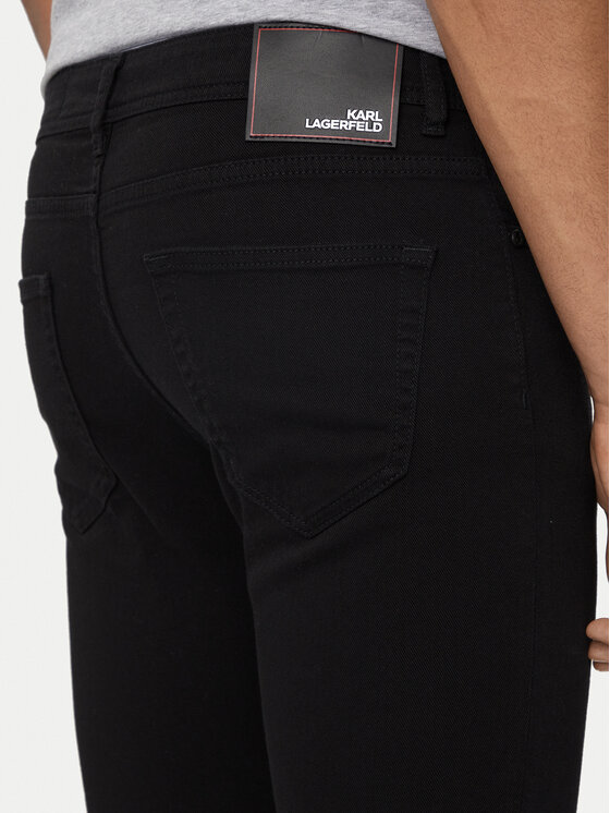 KARL LAGERFELD KARL LAGERFELD Blugi 265840 543862 Negru Slim Fit