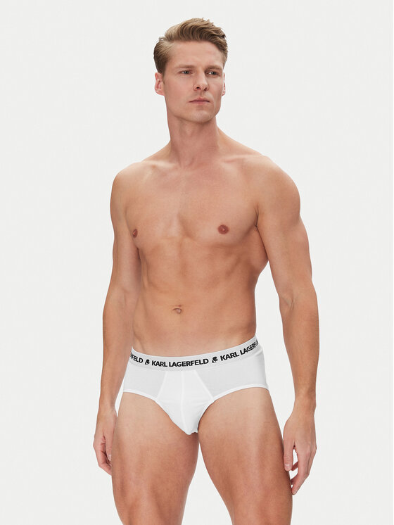 KARL LAGERFELD KARL LAGERFELD Set di 3 slip A1M47152 Bianco