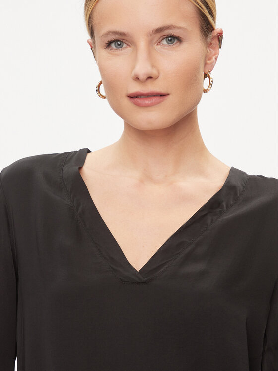 Dixie Dixie Bluza C239Z014A Črna Loose Fit