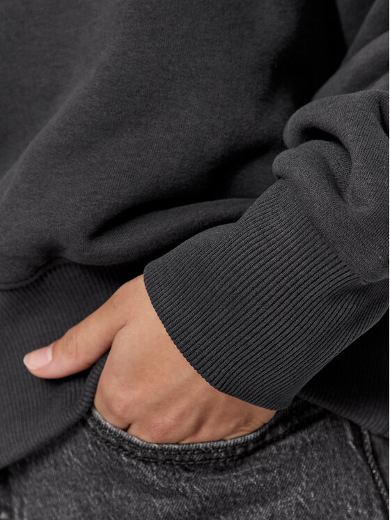 Wrangler Wrangler Суитшърт 112343708 Черен Relaxed Fit