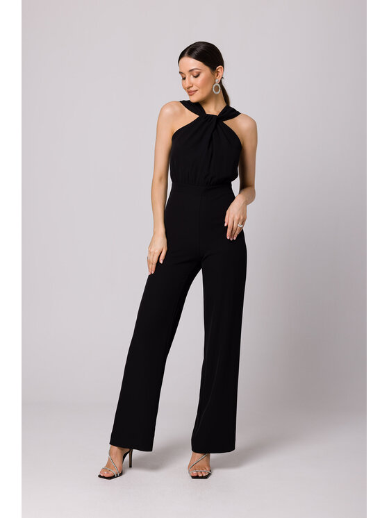 Makover Makover Jumpsuit K164 Nero Regular Fit
