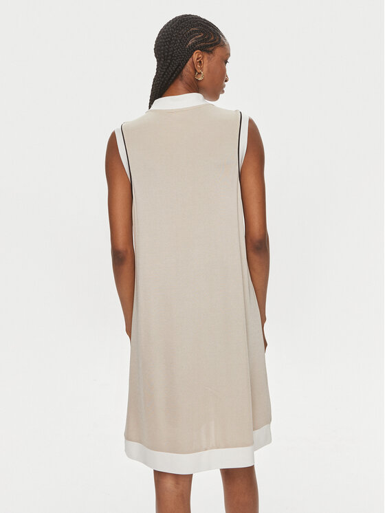 Liu Jo Robe d ete TA4248 J4654 Beige Regular Fit Modivo