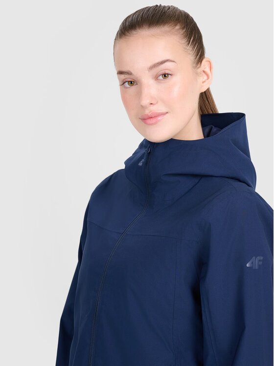 4F 4F Kurtka przejściowa 4FWSS25TTJAF702-30S Niebieski Regular Fit