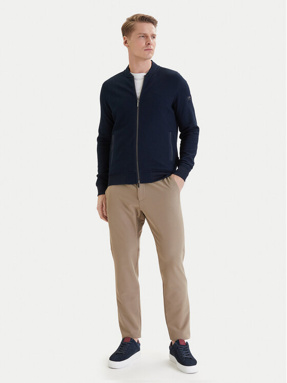 Bugatti Bugatti Sweatshirt 8750-15171E Dunkelblau Regular Fit