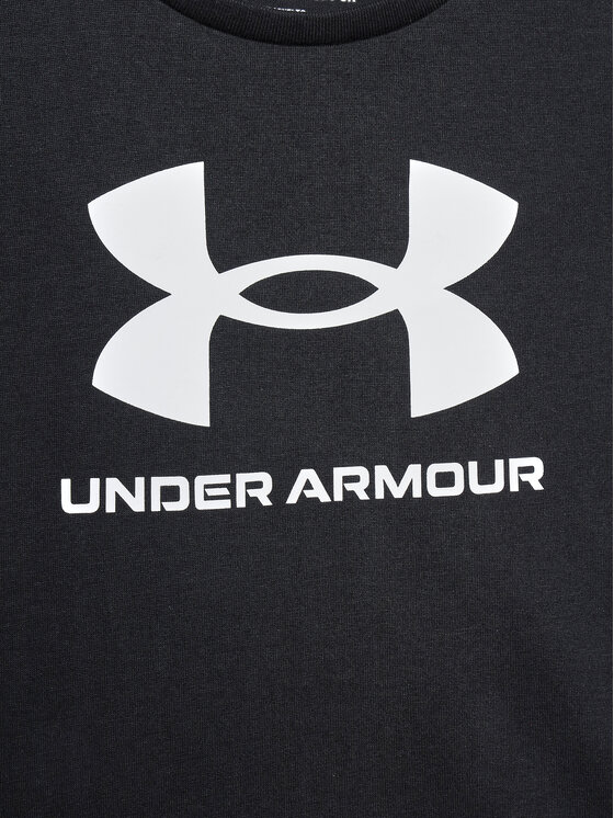 Under Armour Under Armour Тишърт Ua Sportstyle Logo Ss 1361182 Черен Loose Fit