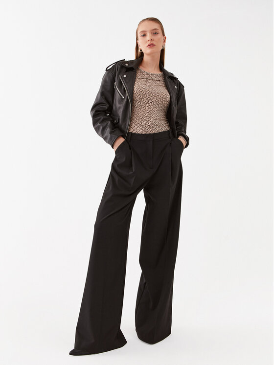 PINKO Pinko Bluzka Berlino 100639 A13G Beżowy Slim Fit