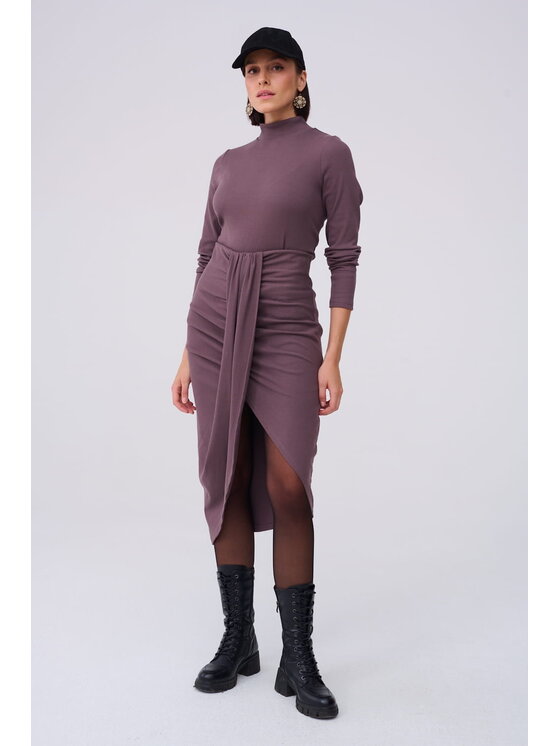 blue shadow blue shadow Spódnica Attina BS Fioletowy Standard Fit