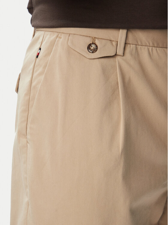 Tommy Hilfiger Tommy Hilfiger Stoffhose Harlem MW0MW43158 Beige Straight Fit