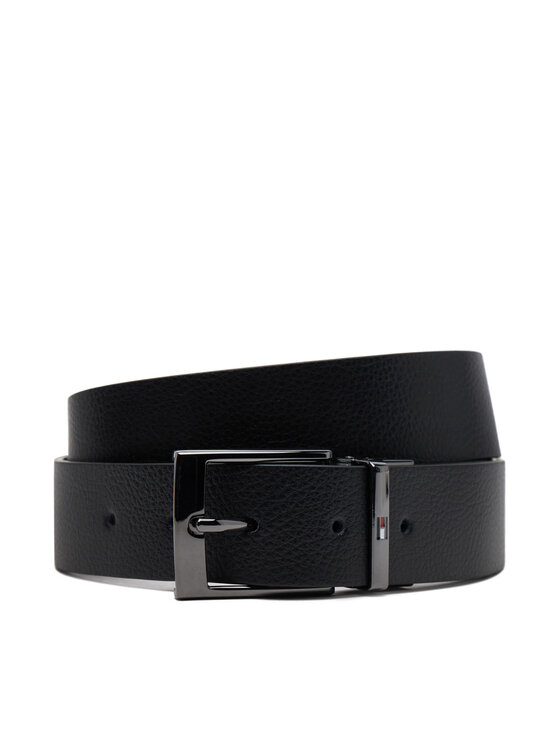 Tommy Hilfiger Tommy Hilfiger Ζώνη Ανδρική Adan Reversible 3.5 AM0AM13173 Μαύρο