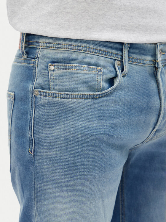 Pepe Jeans Pepe Jeans Džínsové šortky PM801075 Modrá Slim Fit