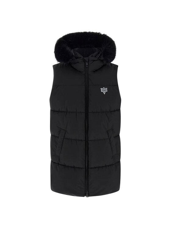 Guess Guess Prehodna jakna 179613 Črna Classic Fit