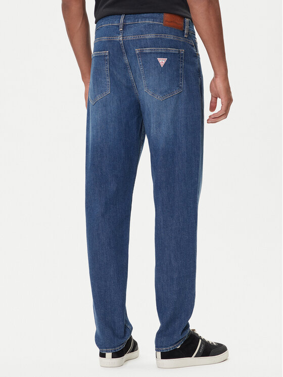 Guess Jeans Guess Jeans Jeans hlače M5BA90 D002C Modra Tapered Fit