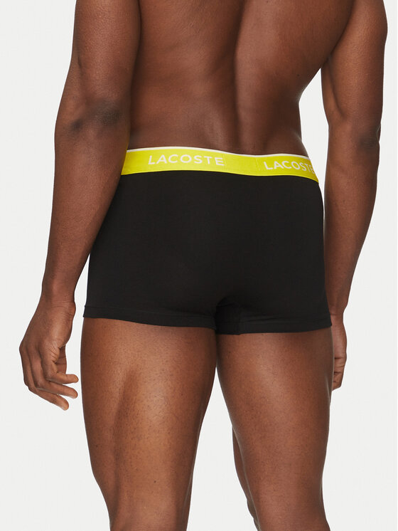 Lacoste Lacoste Komplekti kuulub 3 paari boksereid 5H1297 Must