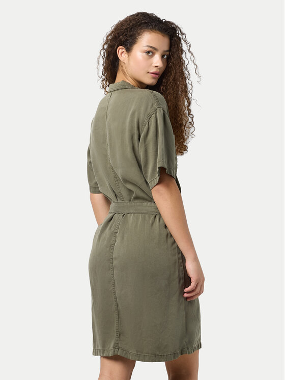 Noisy May Noisy May Sukienka koszulowa Nera 27033063 Zielony Relaxed Fit