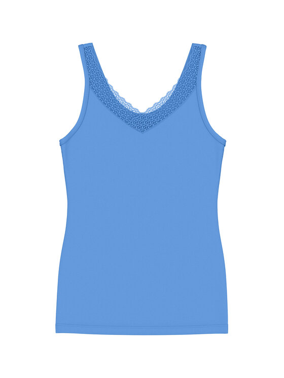 Triumph Triumph Top Feel Of Modal 10221637 Niebieski Slim Fit