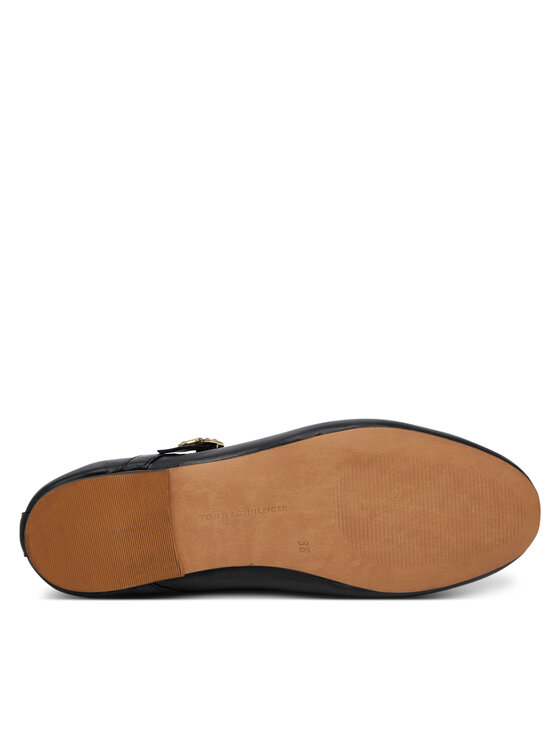 Tommy Hilfiger Tommy Hilfiger Ballerinas Leather Maryjane Ballerina FW0FW08651 Schwarz
