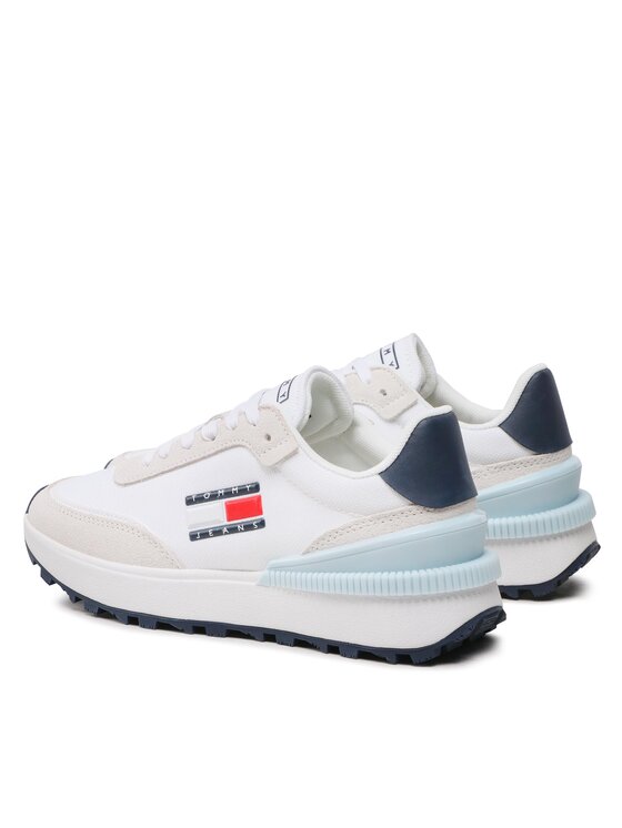 Tommy Jeans Tommy Jeans Sneakers Wmn Tech Runner EN0EN02028 Bianco