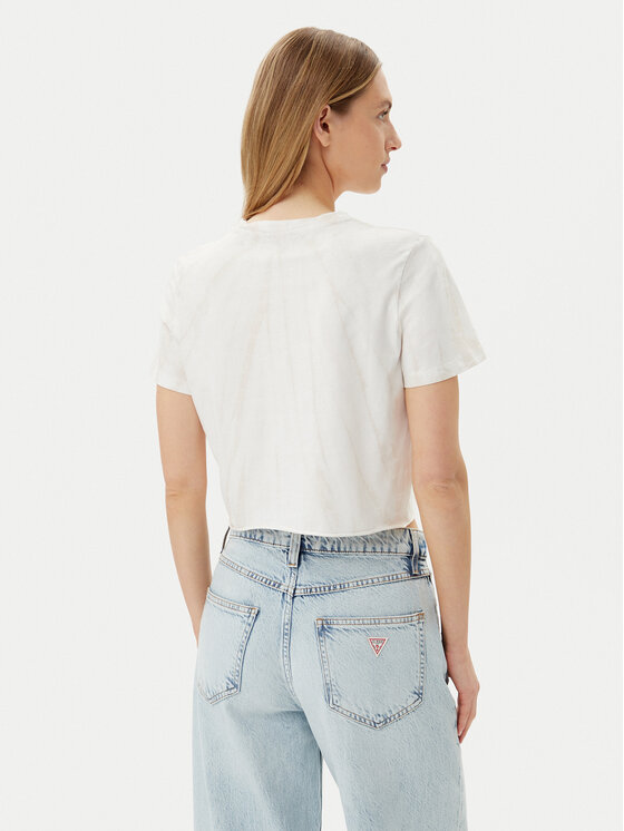 Guess Guess T-krekls V5GI19 I3Z14 Écru Regular Fit