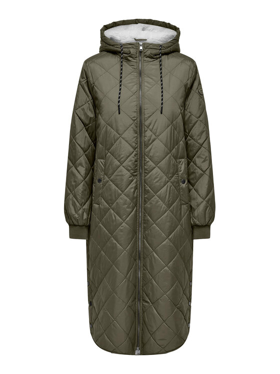 ONLY ONLY Зимно яке 15295389 Зелен Regular Fit
