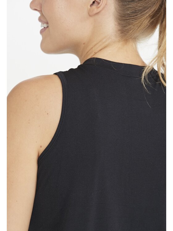 Athlecia Athlecia Koszulka techniczna Laimeia Seamless Czarny Relaxed Fit