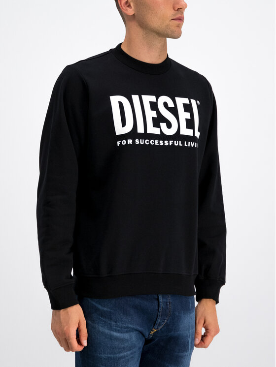 Diesel Diesel Džemperis 00SYW9 0IAJH Juoda Regular Fit