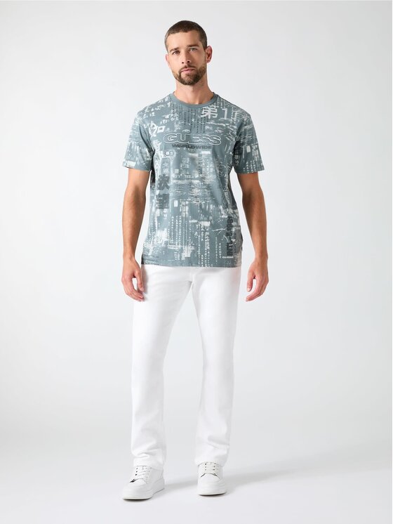 Guess Guess T-Shirt 185138 Niebieski Classic Fit