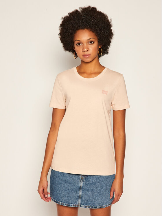 Tommy Hilfiger Tommy Hilfiger T-Shirt Cindy WW0WW28337 Pomarańczowy Regular Fit