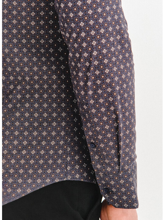 Pako Lorente Pako Lorente Koszula P25WF-1X-027 Brązowy Slim Fit