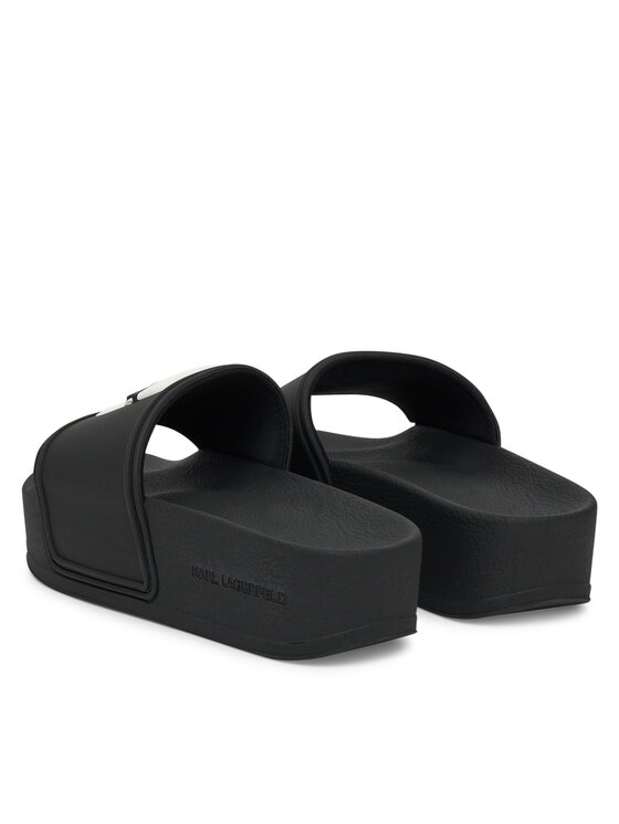 KARL LAGERFELD KARL LAGERFELD Παντόφλες Kondo Maxi KL80805A Μαύρο