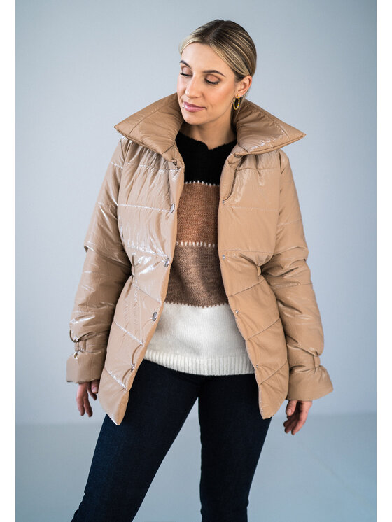Kurtka zimowa, rozmiar L/XL, Beżowy, M933