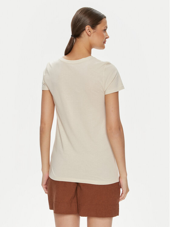 Gap Gap Marškinėliai 842000-46 Smėlio Regular Fit