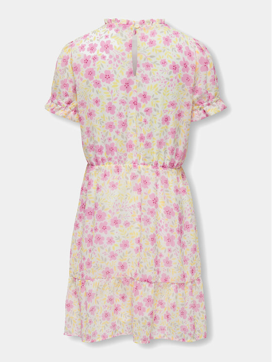 Kids ONLY Kids ONLY Лятна рокля Amanda 15322508 Бял Regular Fit