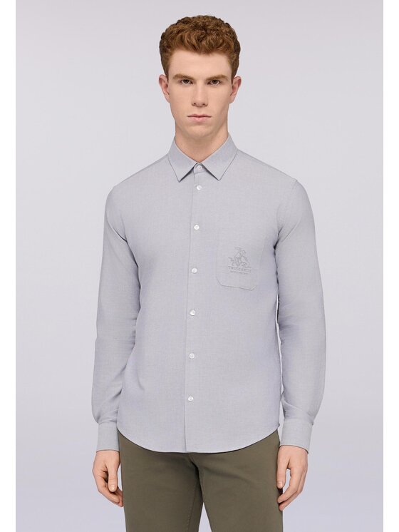 Trussardi Trussardi Camicia 5006N000008N013 Grigio Regular Fit