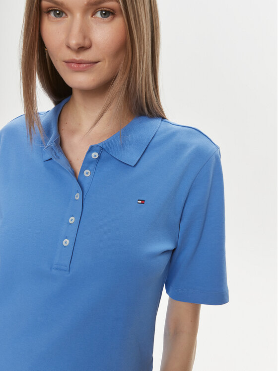 Tommy Hilfiger Tommy Hilfiger Polokošeľa 1985 WW0WW37820 Modrá Regular Fit