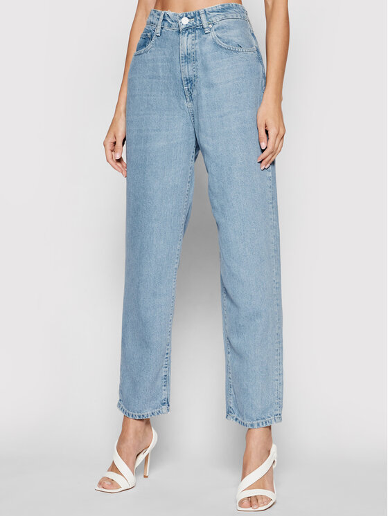 Guess Guess Blugi Jacqueline W02A53 D3LI3 Albastru Relaxed Fit