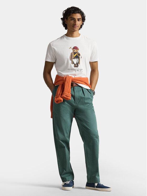 Polo Ralph Lauren Polo Ralph Lauren Tričko 710B16611001 Biela Slim Fit