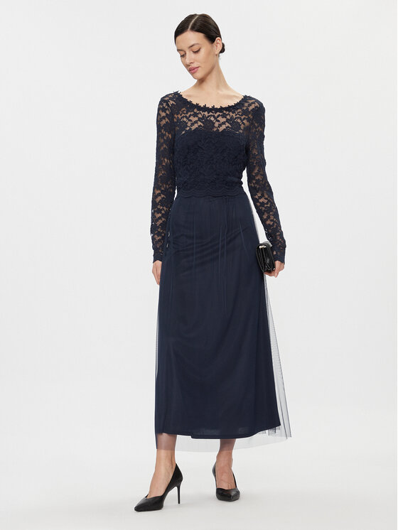 Vila Vila Cocktail obleka 14092774 Mornarsko modra Regular Fit