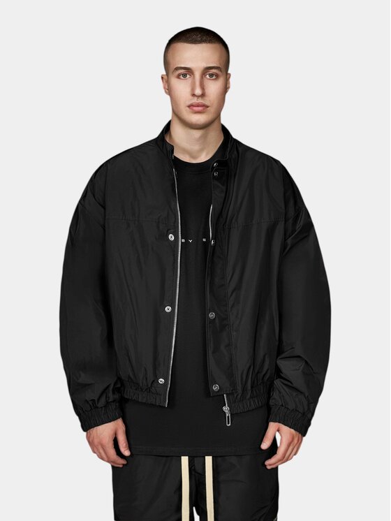MADE BY SOCIETY MADE BY SOCIETY Kurtka anorak Jacheta Vortex Avant - J16812 Czarny Basic Fit