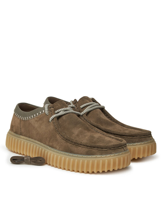 Clarks Clarks Półbuty Torhill Low 26180905 Zielony