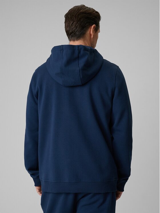 4F 4F Μπλούζα 4FRSS26TSWSM2975-31S Σκούρο μπλε Regular Fit